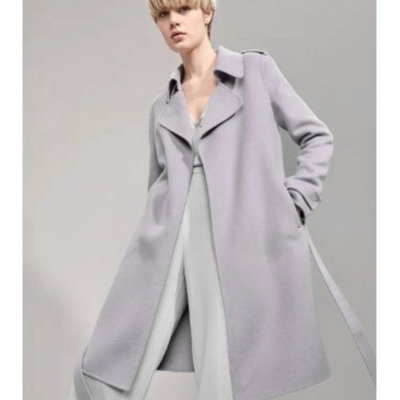 Badgley Mischka Wool Blend Wrap Front Coat NWT - Picture 1 of 8